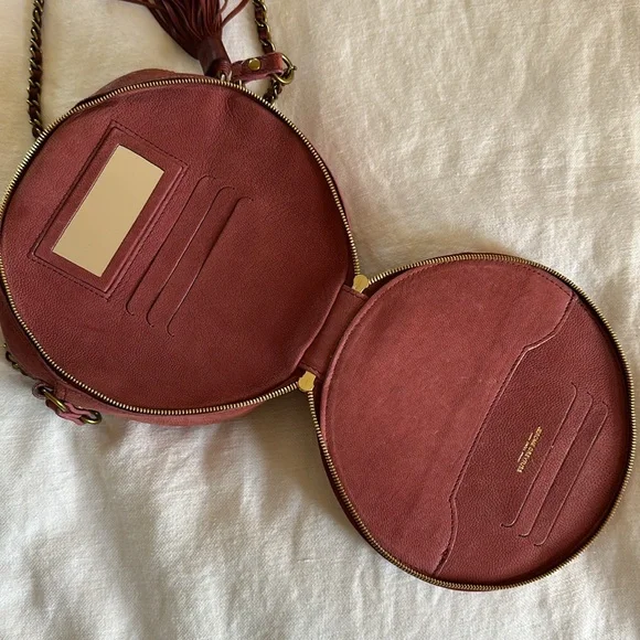 Jerome Dreyfuss Remi Crossbody in Bordeaux - Picture 4 of 8